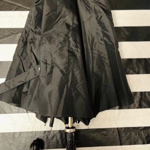 1960’s vintage knirps telescope umbrella with leather handle case